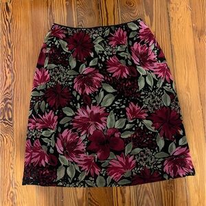Floral skirt